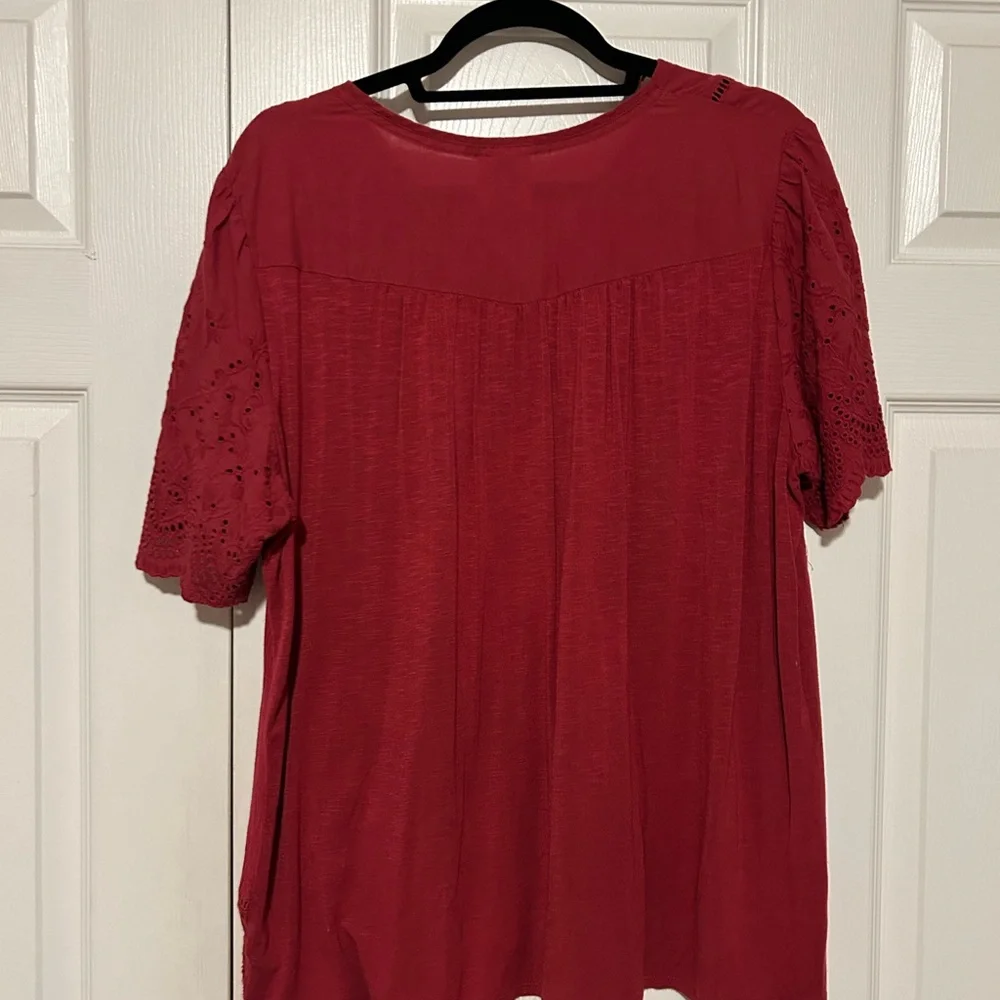 Rust Color Blouse - Picture 2 of 2